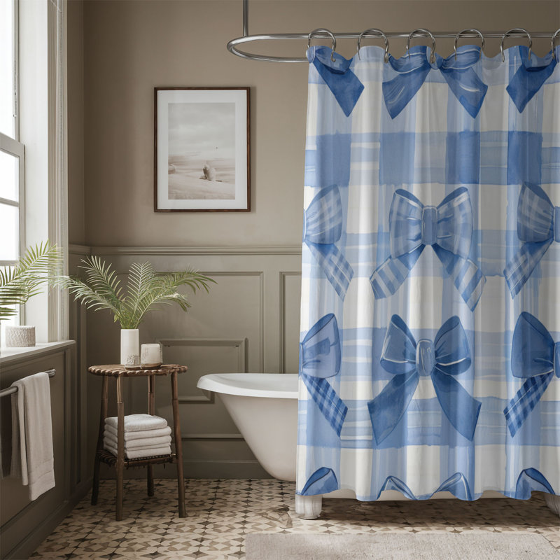Rideau de douche Bow Grace - Premium, H 74 po x l 71 po