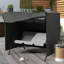 Patio Swing Chair Cover 3 Seater 177 x 114 x 152cm Dark Grey