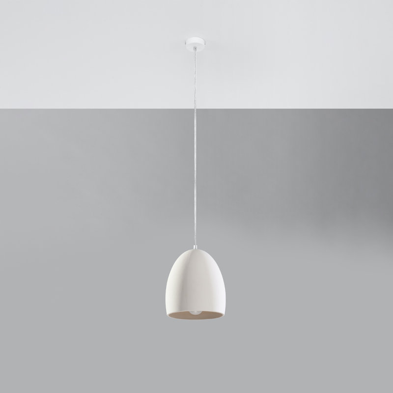 1 - Light White Single Pendant