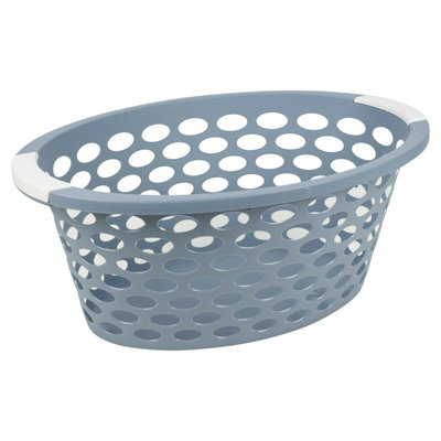 Plastic Laundry Basket with Handles