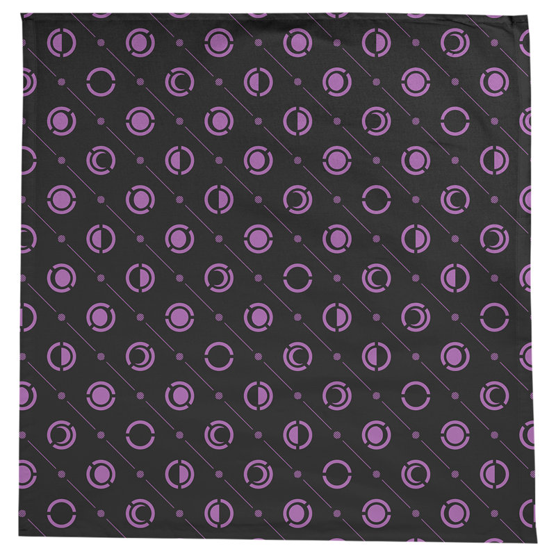Nappe des phases de lune classiques, Noir / Violet