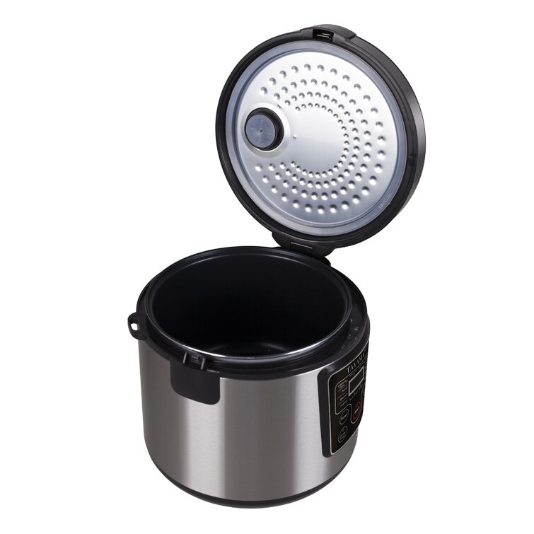 Tayama 20-Cup Stainless Steel Automatic Rice Cooker & Food Steamer