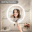 Round Lighted Wall Mounted Bathroom Mirror-1561988352