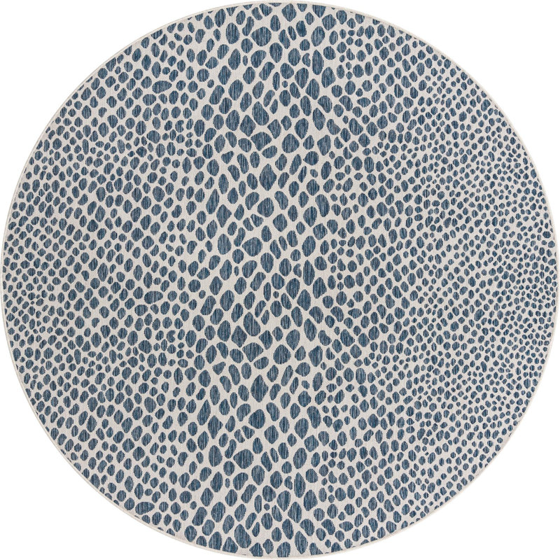 Jill Zarin Cape Town Outdoor Rug, Round 7'1"