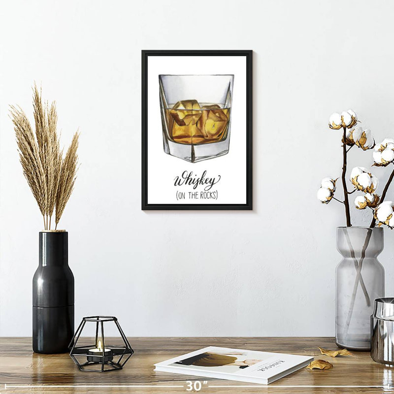 Classic Happy Hour IV, 9 po x 13 po, Cadre flottant noir