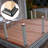 Suzonne Powder-Coated Steel Post Base