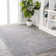 Asal Haze Solid Low-Pile Gray Rug