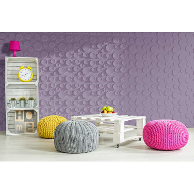 Panneau mural en polystyrène de 19,68 po x 19,68 po 19,68 po Cologne