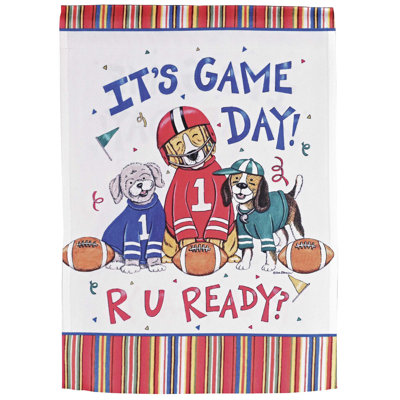 Garden Day Dogs Game Day R U Ready
