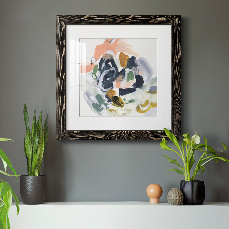 «Color Notation II», reproduction encadrée de qualité supérieure - prête à être accrochée, H 31,5 po x l 31,5 po x P 1,5 po