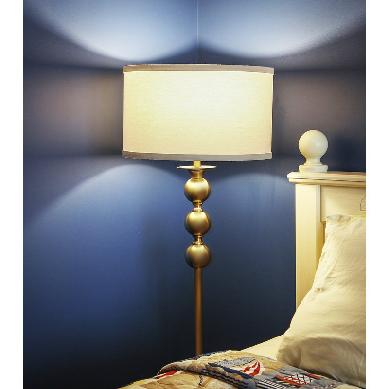 White Adjustable LED Floor Lamp for Kids with Touch Control