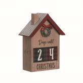 The Holiday Aisle® House Shaped Christmas Countdown Calendar with ...