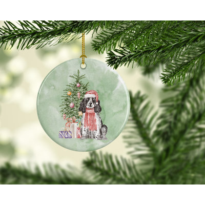 2.8'' Ceramic Animals Hanging Figurine Ornament