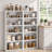 Rectangular Freestanding Adjustable and Anti-tip 6-Tier Bookcase-74708109-89479158