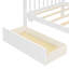 Lit simple en bois avec tiroirs-129408948