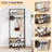 Entryway Shoe Storage With Coat Rack-1141208533