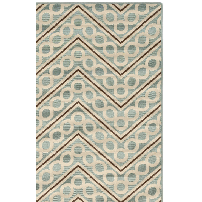 Engelbert Performance Chevron Rug, Rectangle 5'1" x 7'7"