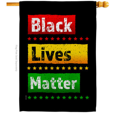 Double Sided 40'' H x 28'' W Polyester House Flag