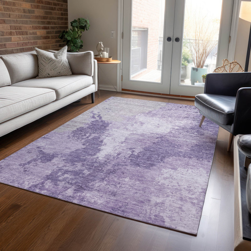 Tapis prune intérieur / extérieur lavable à la machine Claudian ACN1652, Rectangle 10 pi x 14 pi