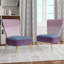 Glam / Flower / Landscape - Chaise d'appoint rembourrée Shabby Elegance-73626227