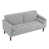 Chenille gris clair