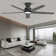 52" Elvert Flush Mount Ceiling Fan with LED Lights