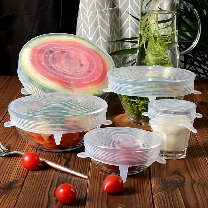Silicone Stretch Lids Reusable 6 PCS