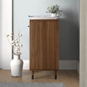 Boahaus Wrexham Expandable Bar Cabinet, 01 Door, 06 Wine Racks, 01 Drawer