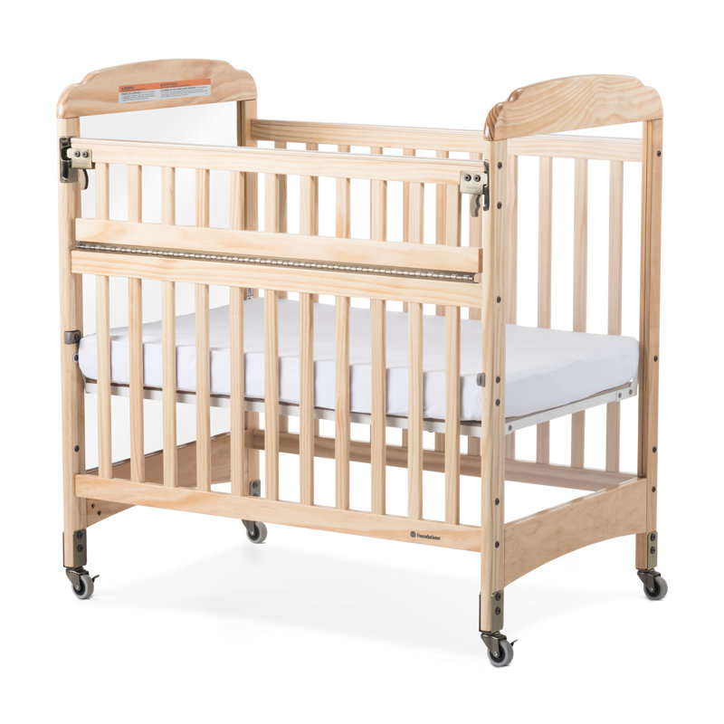 Serenity Compact SafeReach Clearview Crib, 2 Panel, Natural