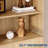 Fluted Bookcase with Drawers, 70.8" 6-Tier Light Wood Waved Design Storage Cabinet for Living Room, Office-1452469110-1452469113