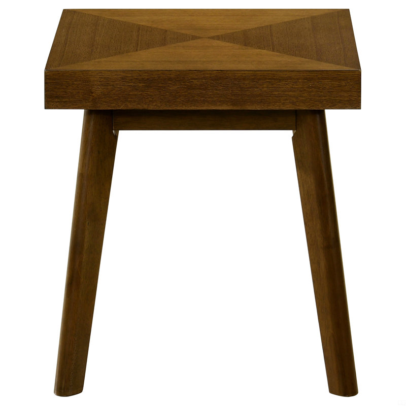 Square Wood Side End Table