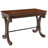 Mid-Century Modern Writing Desk, Premium Cherry Veneer Home Office Computer Desk with Solid Poplar Wood Legs