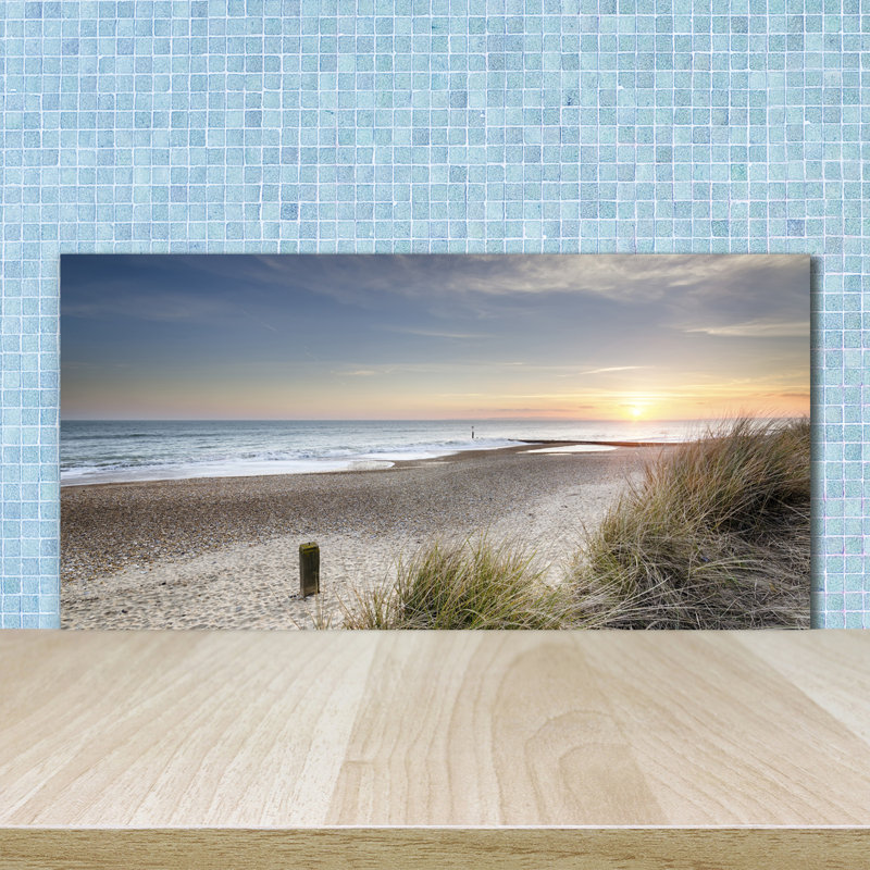 50cm W x 100cm L Glass Peel and Stick Panel
