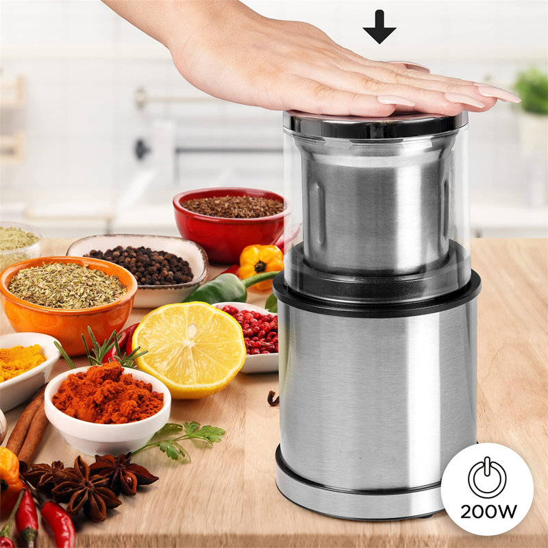Chengdu Menghejia Technology Co., Ltd. Stainless Steel Electric Blade Coffee Grinder