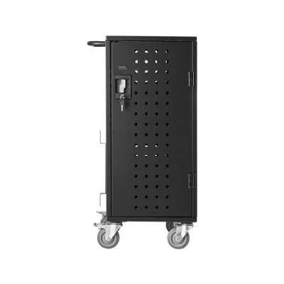 Laptop Cart, 20 Device Mobile Charging Cart, Up to 15.6 in Screen Size, Office and Classroom Mobile Charging Cart, for Chromebook, Tablet and Laptop
