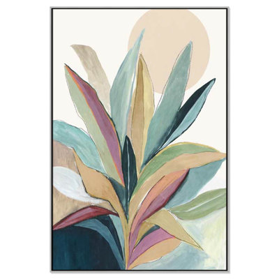 Sherbrooke Sunny Bright Leaves I by Asia Jensen Print