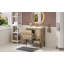 Meuble-lavabo avec lavabo, tiroir coulissant et tablette inférieure