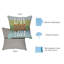 Coussin intérieur / extérieur Liora Manne Frontporch Live Love Lake 18 po x 18 po