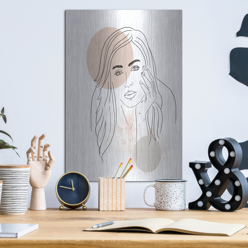 «Portrait de femme» par Sabrina Balbuena, H 16 po x l 12 po