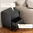 Set of 2 Mid-Century Modern Nightstands, MDF Vintage-Style with Bevel Design