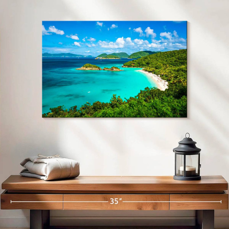 Gillard Trunk Bay Seascape, H 16 po x l 24 po