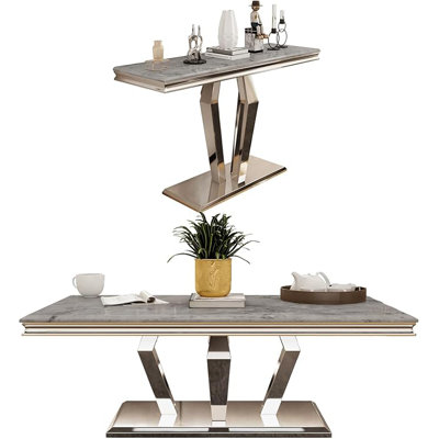 2 Piece Living Room Table Set