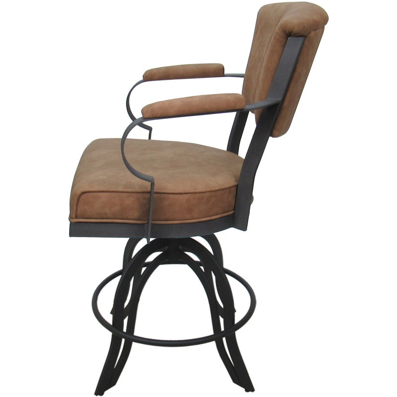 Tabouret de bar Vickky, Gris