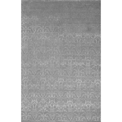 Hand-Knotted High-Quality Silver and Gray Area Rug
