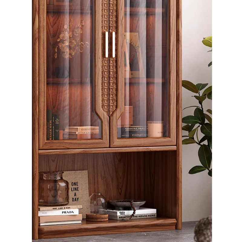 Bibliothèque sur pied en bois