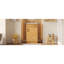 Ensemble de meuble-lavabo et lavabo Farmhouse, MDF et céramique, conception compacte