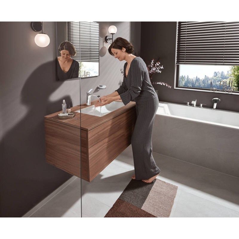Hansgrohe Vivenis 4-Hole Roman Tub Set Trim with 1.75 GPM Handshower, Chrome