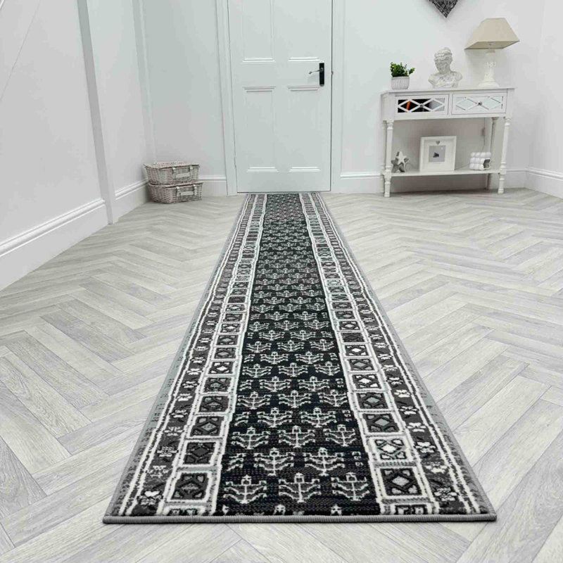 Runner Geometric Area Rug, Runner 60 x 150 cm