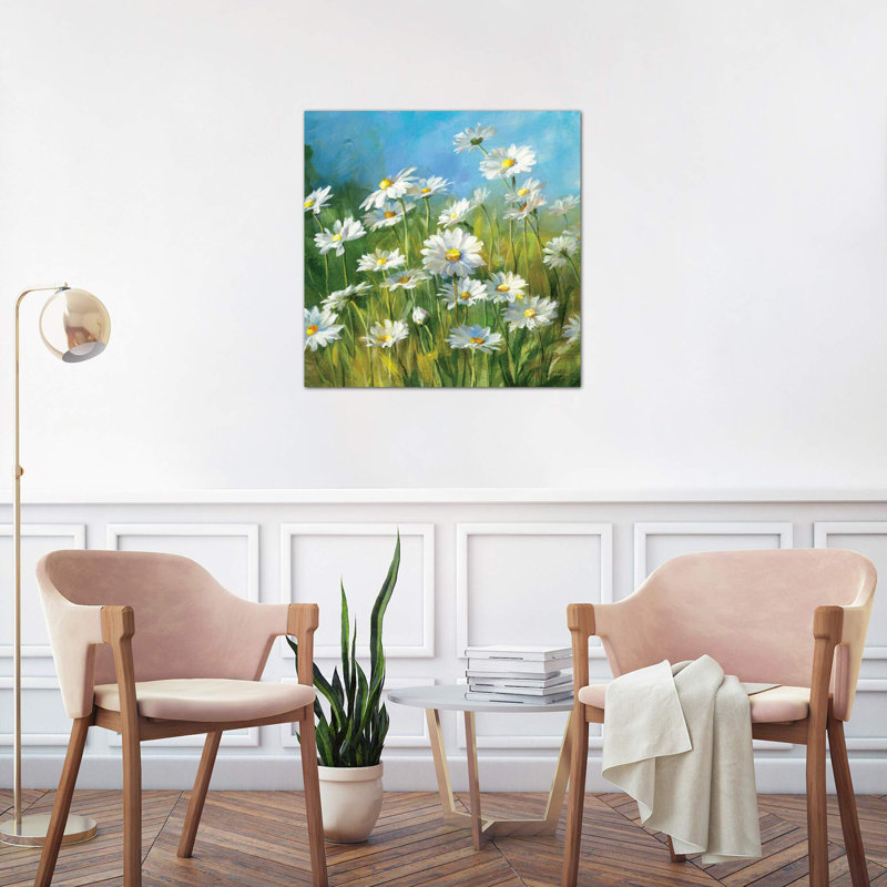 Summer Field II by Summer Field II - Painting on Canvas, 30.48 cm H x 30.48 cm W, Wrapped Canvas
