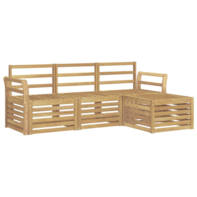 253cm Wide Patio Sofa, 4